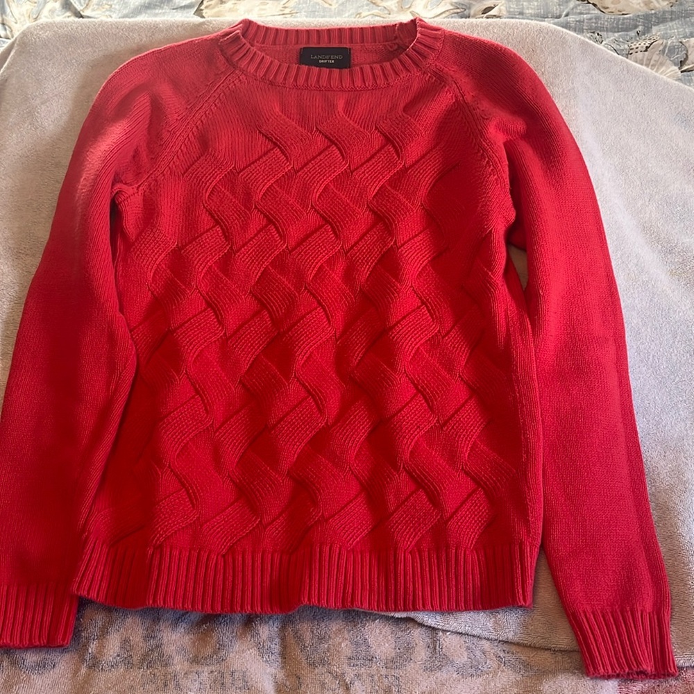 Land’s End Drifter sweater size medium –10 to 12